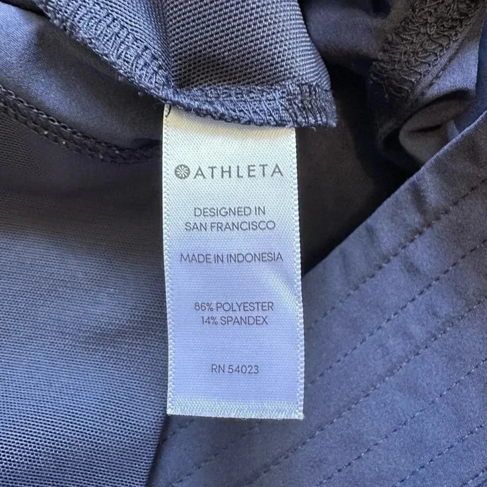 ATHLETA Women’s Dark Navy Blue Athletic Stretchy Everyday Shorts Size 4 - Picture 10 of 10
